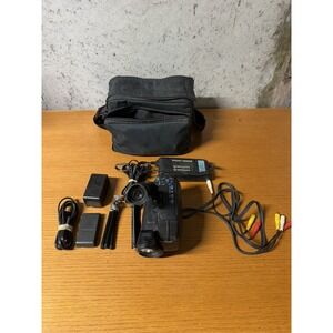 Vintage Philips Camcorder PVR830AV01 W/ Case and Accesories - Untested